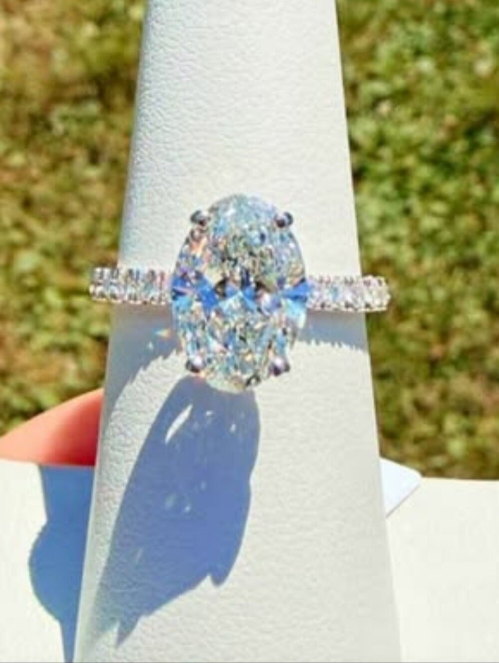 New 3.5ct Outstanding IGI Certified Lab Grown Diamond, 14k White Gold